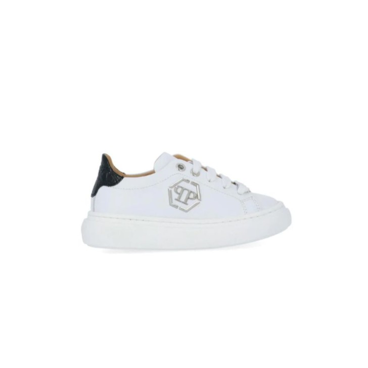 Philipp Plein Sneakers Bianca con logo nella parte laterale