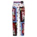 Versace Jeans Couture Pantaloni da Donna con stampa roses all over