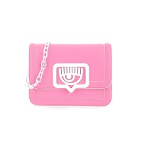 CHIARA FERRAGNI BORSA A TRACOLLA ROSA EYELIKE WHITE