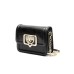CHIARA FERRAGNI BORSA A TRACOLLA BLACK EYELIKE IN METALLO DORATO 