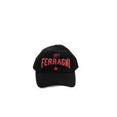 CHIARA FERRAGNI CAPPELLO DA BASEBALL BLACK CON LOGO EYE STAR PINK
