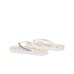 Versace Jeans Couture Infradito bianco in gomma con logo Couture