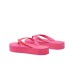 Versace Jeans Couture Infradito Rosa da Donna con Logo all over