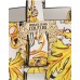 Versace Jeans Couture Borsa a Mano da Donna Bianca con stampa Baroque all over
