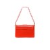 Versace Jeans Couture Borsa a Mano da Donna Rossa con effetto lucido