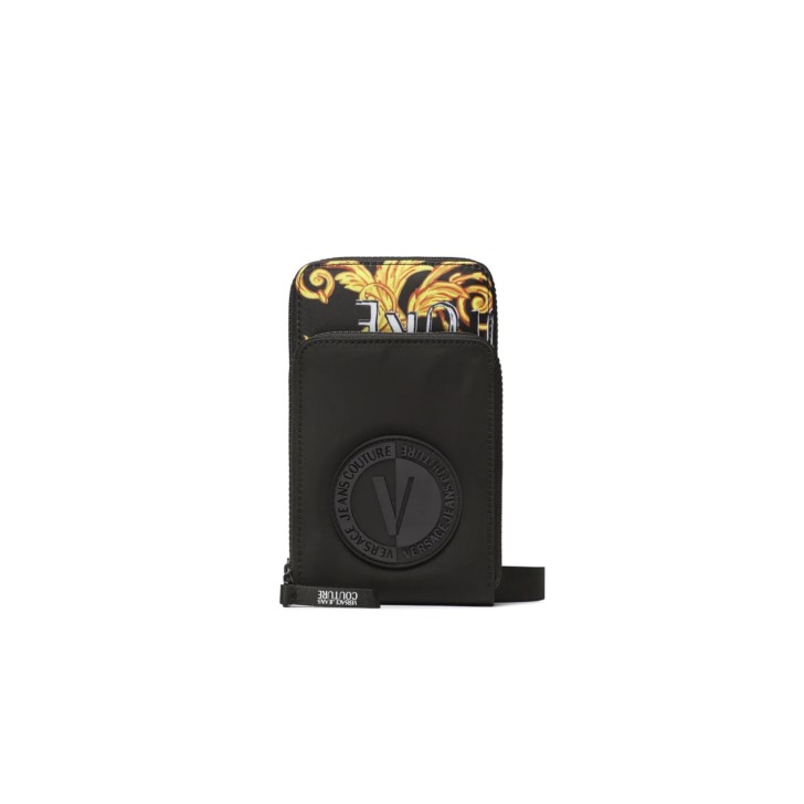Versace Jeans Couture Custodia Cellulare Nero con stampa Baroque all over