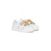 MOSCHINO DOUBLE LETTERING LOGO SNEAKERS CON STRAPPO