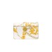 Versace Jeans Couture BORSA A SPALLA BIANCA CON STAMPA BAROCCO ALL OVER
