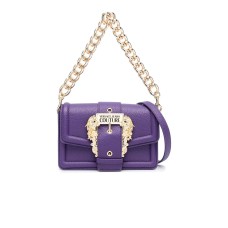 Versace Jeans Couture BORSA CROSSBODY VIOLA CON DETTAGLIO IN CATENA DORATO ESTRAIBILE