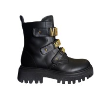 MOSCHINO ANFIBIO CON TIRPLO LOGO LETTERING