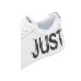 Just Cavalli Sneakers in pelle Bianca con maxi logo lettering