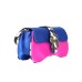 Just Cavalli Borsa a mano Satin color mix con tracolla estraibile 