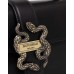 Just Cavalli Borsa a spalla Nera con logo Iconic Snake 