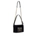 Just Cavalli Borsa a spalla Nera con tracolla estraibile e logo lettering 