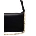 Just Cavalli Borsa a spalla Nera con tracolla estraibile e logo lettering 