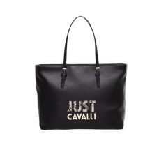 Just Cavalli Borsa a spalla Nera con logo lettering