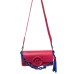 Just Cavalli Borsa Fucsia a mano con tracolla estraibile