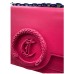 Just Cavalli Borsa a spalla Fucsia da donna con logo tono su tono