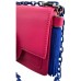 Just Cavalli Borsa a spalla Fucsia da donna con logo tono su tono