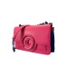 Just Cavalli Borsa a spalla Fucsia da donna con logo tono su tono