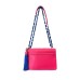 Just Cavalli Borsa a spalla Fucsia da donna con logo tono su tono