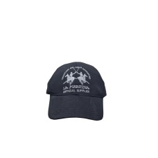 La Martina cappello da baseball in cotone colore nero
