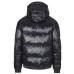 Emporio Armani Giubbotto Blu Navy reversibile con cappuccio