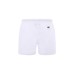 K-Way Boxer da mare bianco corto Hazel con tasche laterali Logo in silicone colorato 