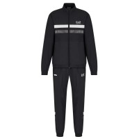 EA7 EMPORIO ARMANI TUTA COMPLETA BLACK DYNAMIC ATHELETE IN TESSUTO TECNICO VENTUS7