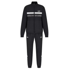 EA7 EMPORIO ARMANI TUTA COMPLETA BLACK DYNAMIC ATHELETE IN TESSUTO TECNICO VENTUS7