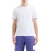 EA7 EMPORIO ARMANI T-SHIRT A MANICA CORTA REGULAR FIT WHITE IN JERSEY DI COTONE ORGANICO E MAXI LOGO SERIES	