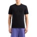 EA7 EMPORIO ARMANI T-SHIRT A MANICA CORTA REGULAR FIT BLACK IN JERSEY DI COTONE ORGANICO E MAXI LOGO SERIES	