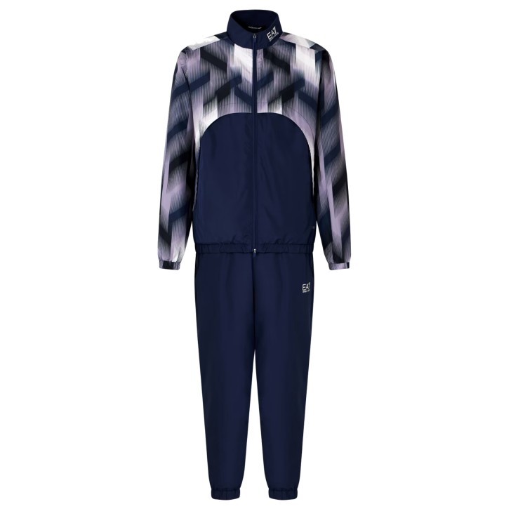 EA7 EMPORIO ARMANI TUTA COMPLETA BLUE TENNIS PRO IN TESSUTO TECNICO VENTUS7	