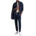 EA7 EMPORIO ARMANI TUTA COMPLETA CORE INDENTITY IN COTONE BLUE