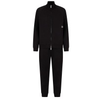 EA7 EMPORIO ARMANI TUTA COMPLETA CORE INDENTITY IN COTONE BLACK