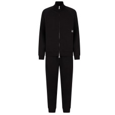 EA7 EMPORIO ARMANI TUTA COMPLETA CORE INDENTITY IN COTONE BLACK