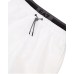 EA7 EMPORIO ARMANI BOXER DA MARE BIANCO CON ELASTICO IN VITA GRIGIO CON LOGO LETTERING 