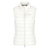 EA7 EMPORIO ARMANI GILET CORE LADY GHIACCIO IMBOTTITO IN MISTO NYLON RICICLATO	