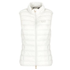 EA7 EMPORIO ARMANI GILET CORE LADY GHIACCIO IMBOTTITO IN MISTO NYLON RICICLATO	