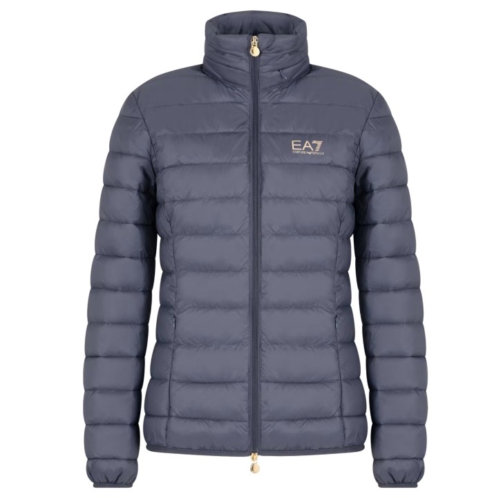 EA7 EMPORIO ARMANI GIUBBOTTO BLUE CORE LADY IMBOTTITA IN MISTO NYLON RICICLATO	