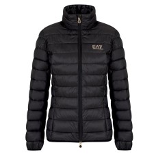 EA7 EMPORIO ARMANI GIUBBOTTO BLACK CORE LADY IMBOTTITA IN MISTO NYLON RICICLATO	
