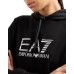 EA7 EMPORIO ARMANI TUTA COMPLETA BLACK IN MISTO COTONE E MODAL 
