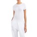 EA7 EMPORIO ARMANI T-SHIRT A MANICA CORTA WHITE DYNAMIC ATHLETE IN TESSUTO TECNICO NATURAL VENTUS7	