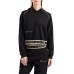 EA7 EMPORIO ARMANI FELPA BLACK CON CAPPUCCIO DYNAMIC ATHLETE IN TESSUTO TECNICO NATURAL VENTUS7