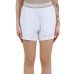 EA7 EMPORIO ARMANI SHORTS WHITE DYNAMIC ATHLETE IN TESSUTO TECNICO NATURAL VENTUS7