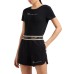 EA7 EMPORIO ARMANI SHORTS BLACK DYNAMIC ATHLETE IN TESSUTO TECNICO NATURAL VENTUS7
