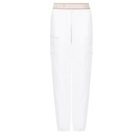 EA7 EMPORIO ARMANI PANTALONE CARGO WHITE DYNAMIC ATHLETE IN TESSUTO TECNICO NATURAL VENTUS7	