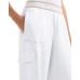 EA7 EMPORIO ARMANI PANTALONE CARGO WHITE DYNAMIC ATHLETE IN TESSUTO TECNICO NATURAL VENTUS7	