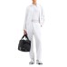 EA7 EMPORIO ARMANI PANTALONE CARGO WHITE DYNAMIC ATHLETE IN TESSUTO TECNICO NATURAL VENTUS7	