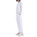 EA7 EMPORIO ARMANI COMPLETO WHITE FELPA/PANTALONE DYNAMIC ATHLETE IN TESSUTO TECNICO NATURAL VENTUS7	